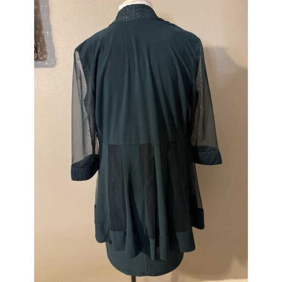 R & M Richards Jacket Dress 10P Pine Green Wedding Party Cruise NEW - Picture 10 of 16